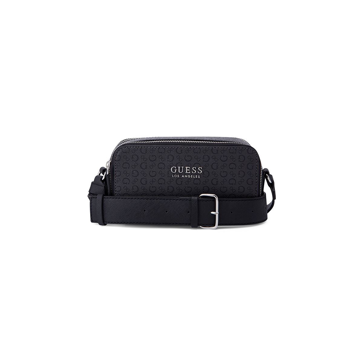 Bolsa mini crossbody en color negro Guess Factory