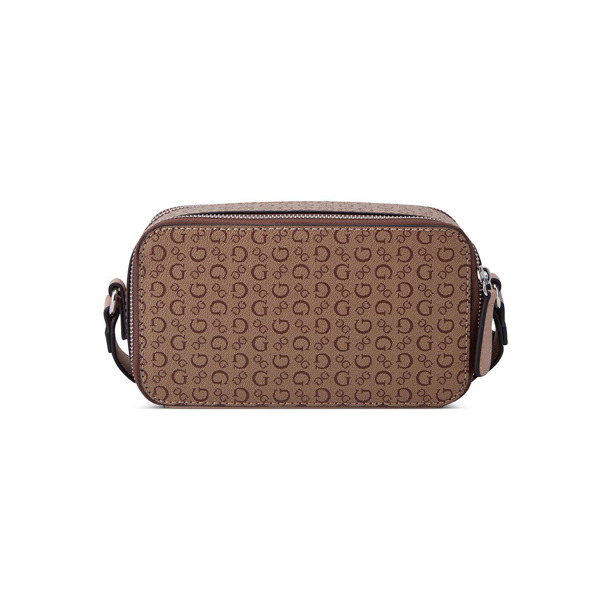 Bolsa mini crossbody en color café Guess Factory