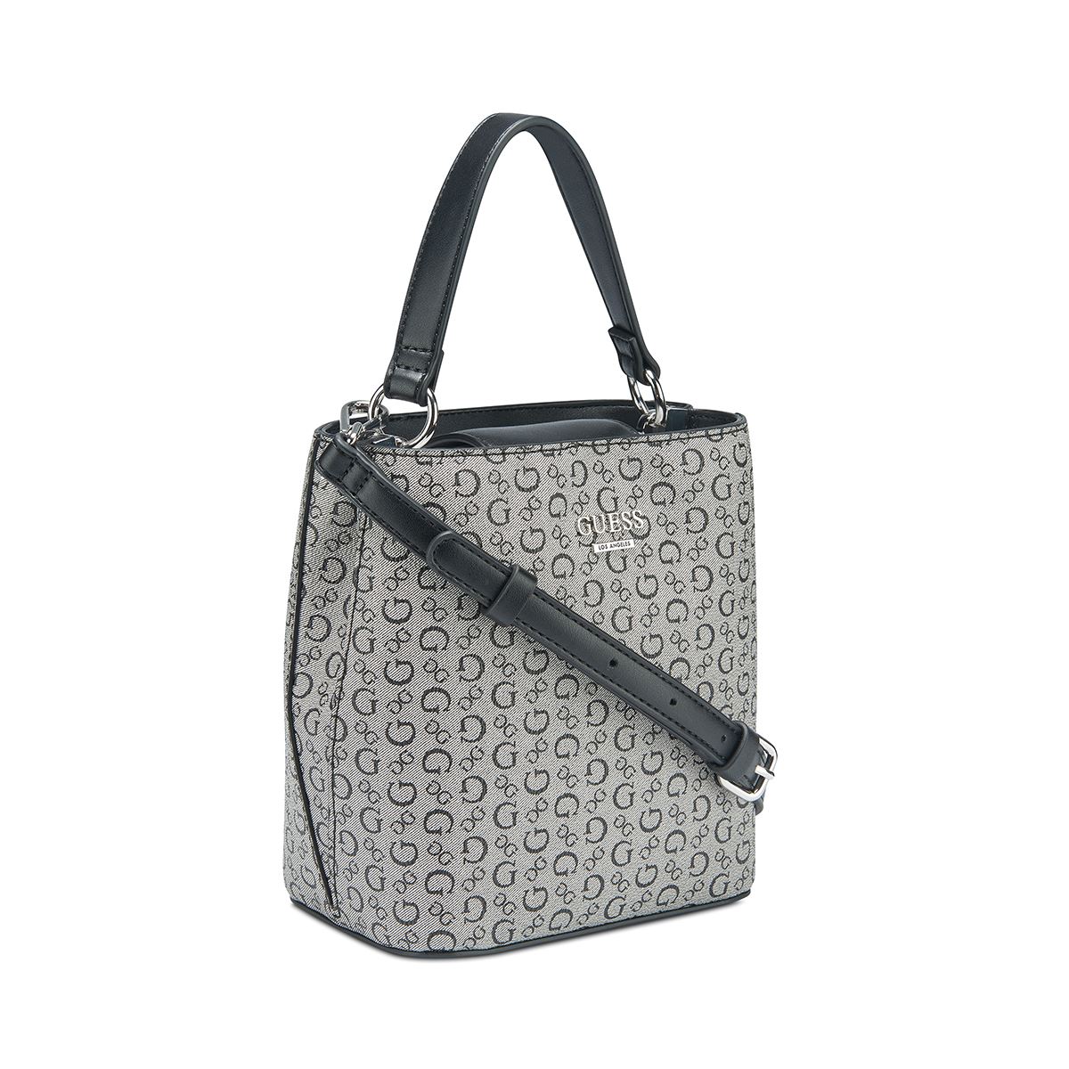 Bolso Mini Bucket Guess Factory Negro para Mujer