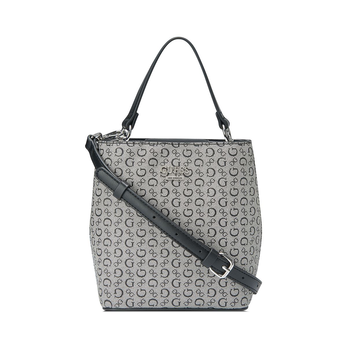 Bolso Mini Bucket Guess Factory Negro para Mujer