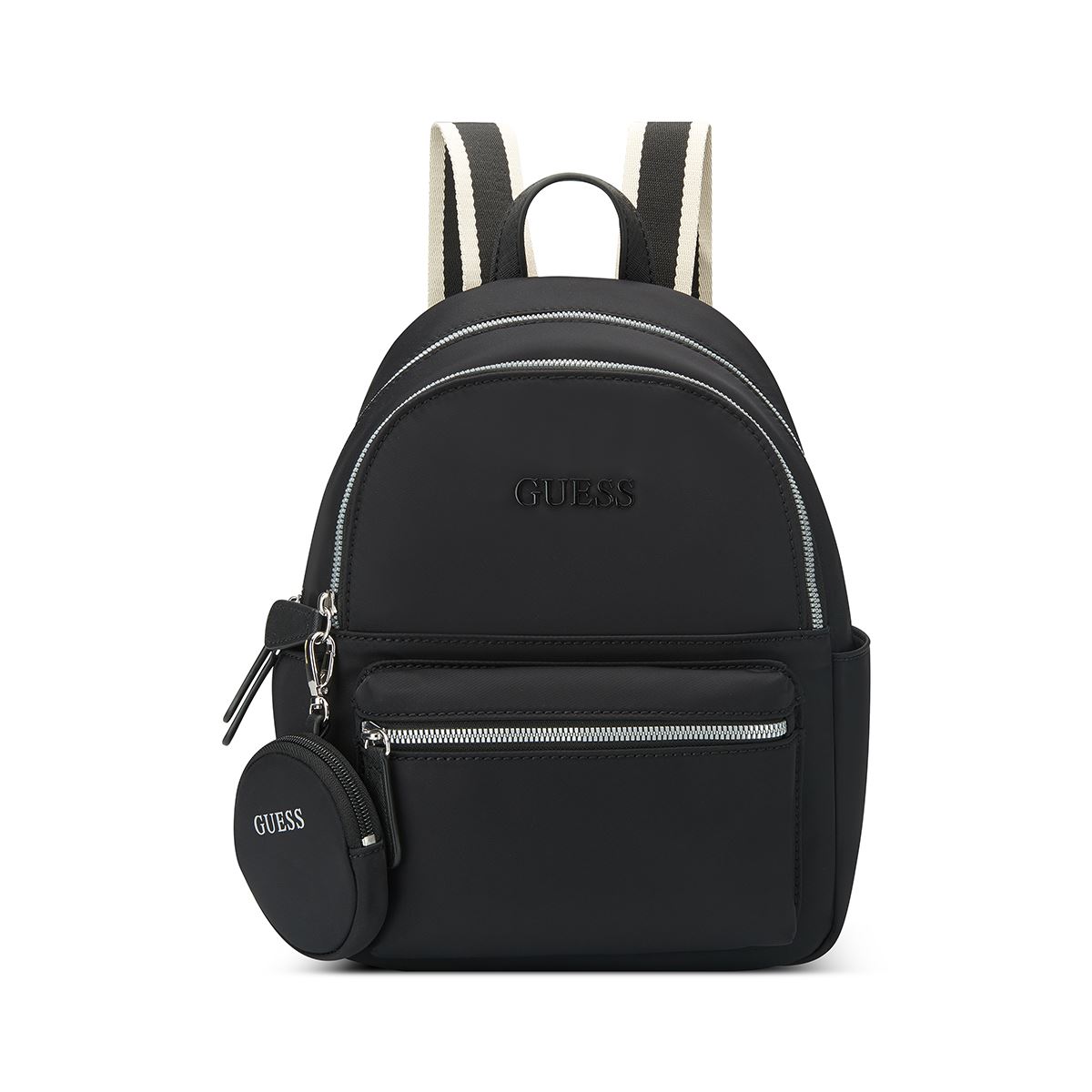 Bolso Backpack Negro Guess Factory para Mujer