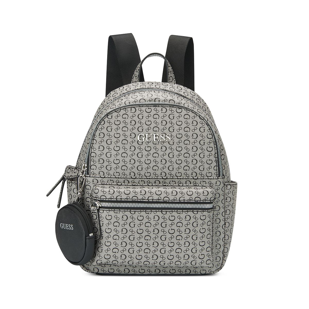 Bolso Backpack Negro Guess Factory para Mujer
