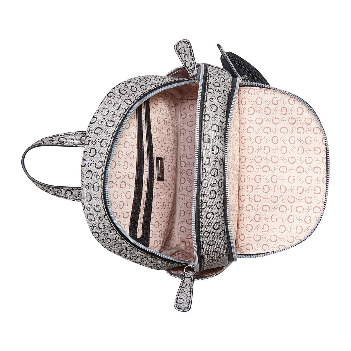 Bolso Backpack Negro Guess Factory para Mujer