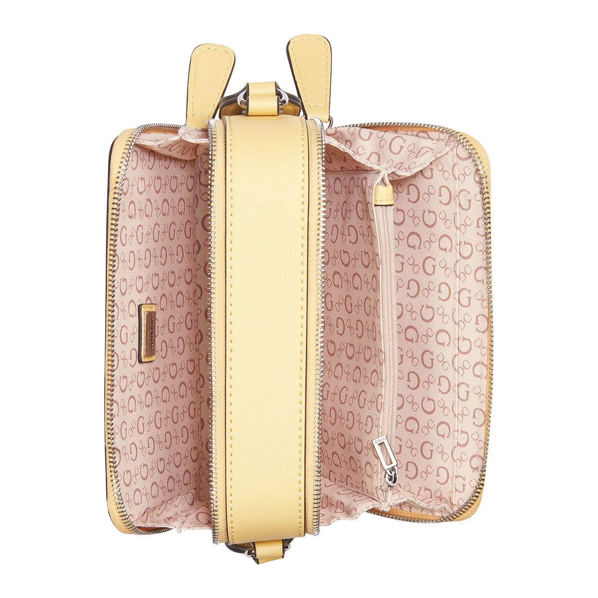 Bolso Crossbody Amarillo Guess Factory para Mujer