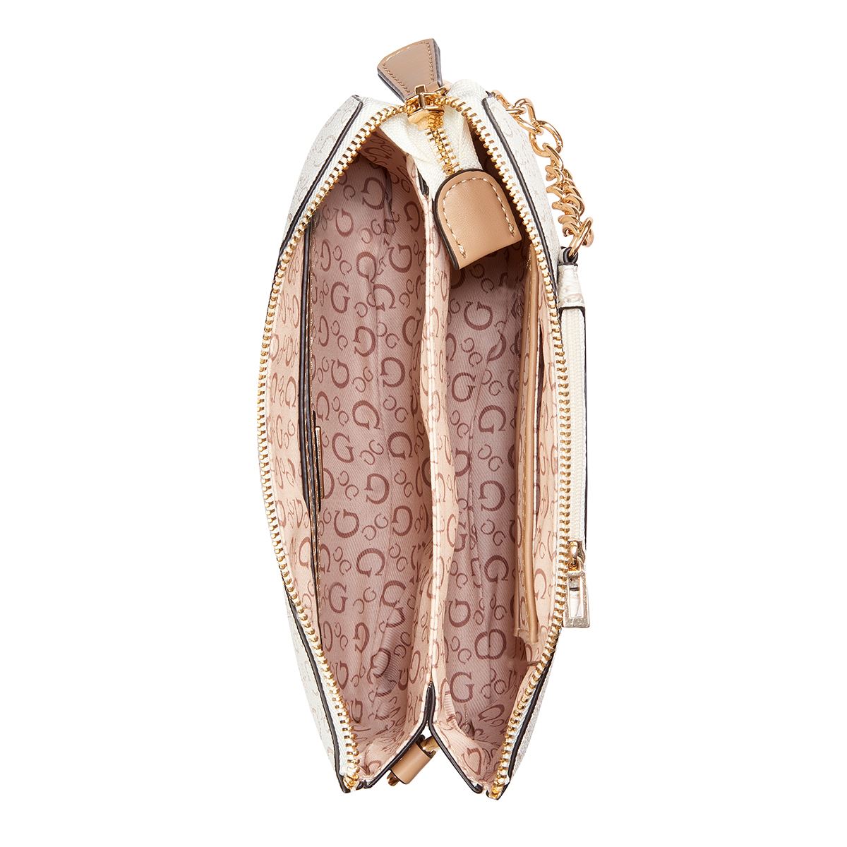 Bolso Crossbody Blanco Guess Factory para Mujer