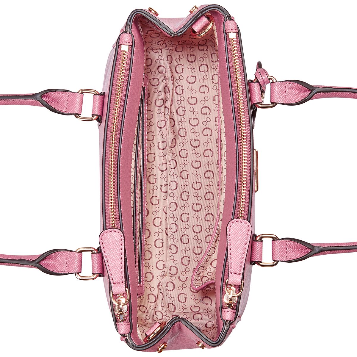 Bolso Satchel Guess Factory Rosa para Mujer