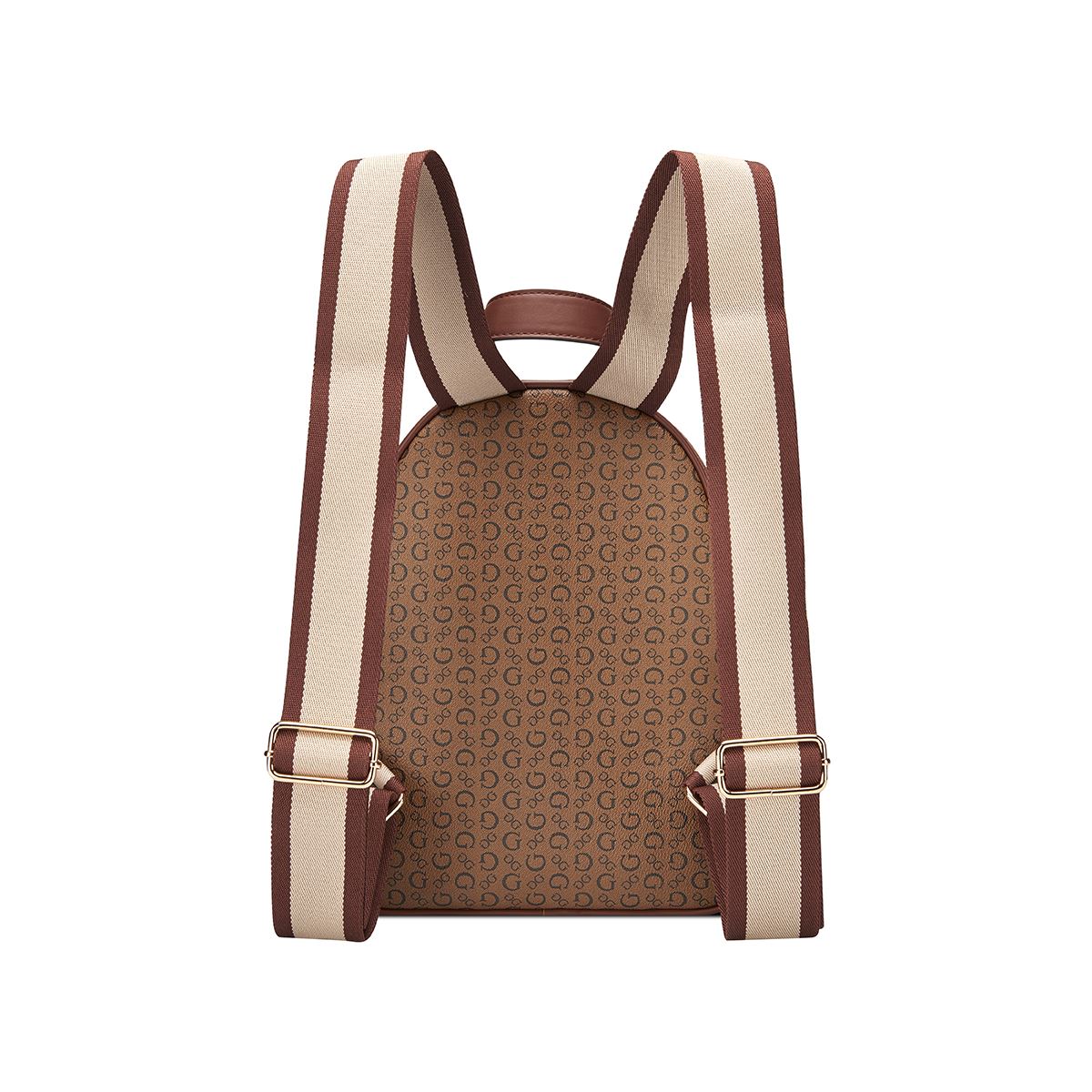 Bolso Backpack Guess Factory Café para Mujer