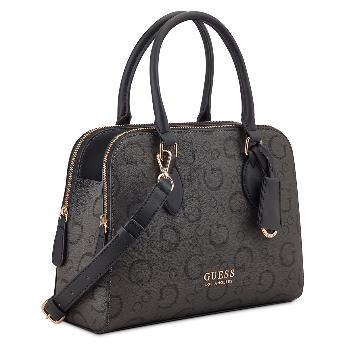 Bolso Satchel Guess Factory Negro para Mujer