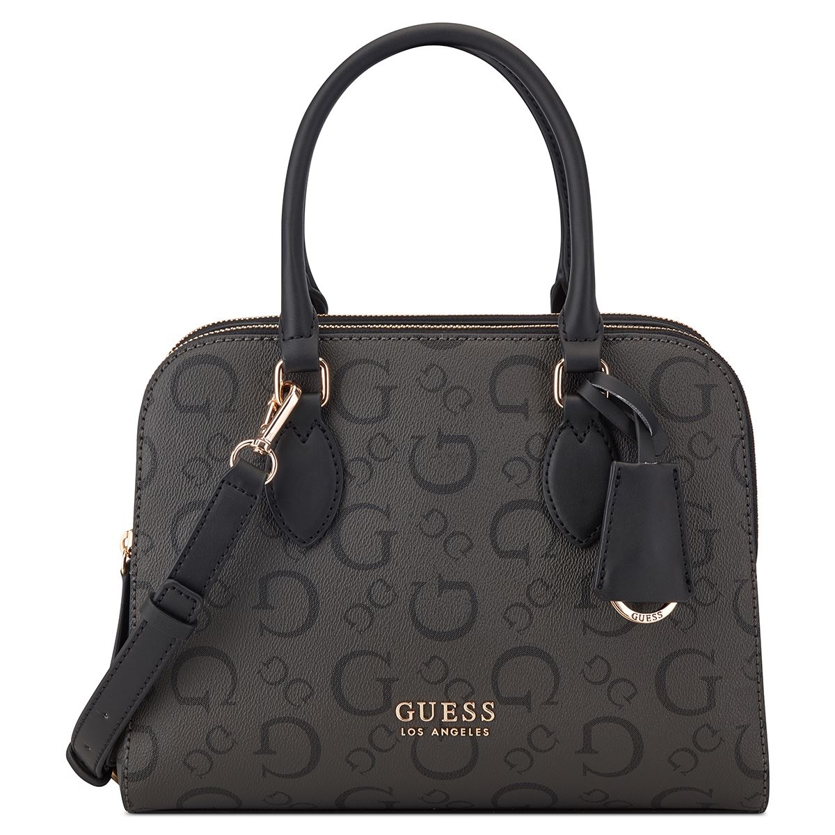 Bolso Satchel Guess Factory Negro para Mujer