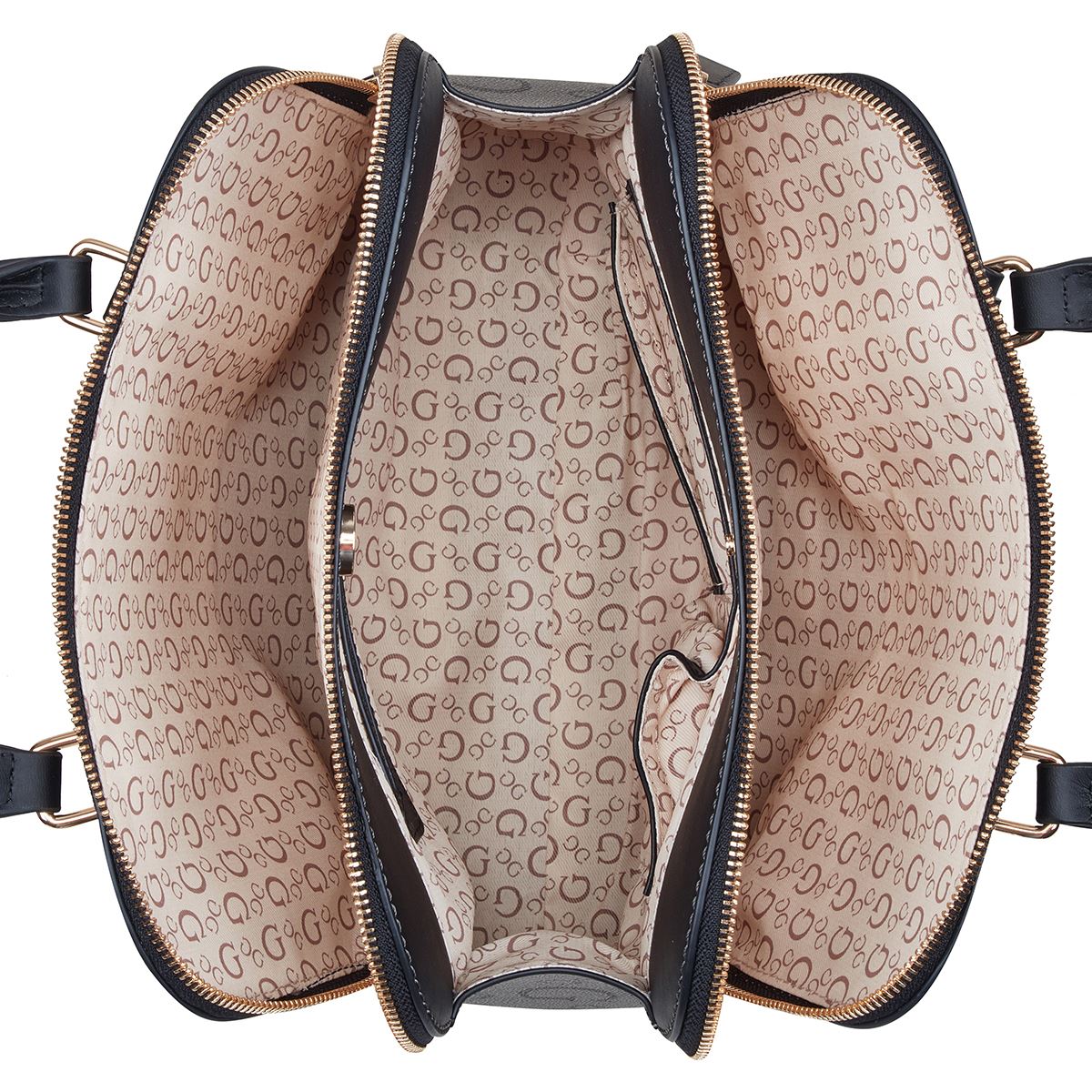 Bolso Satchel Guess Factory Negro para Mujer