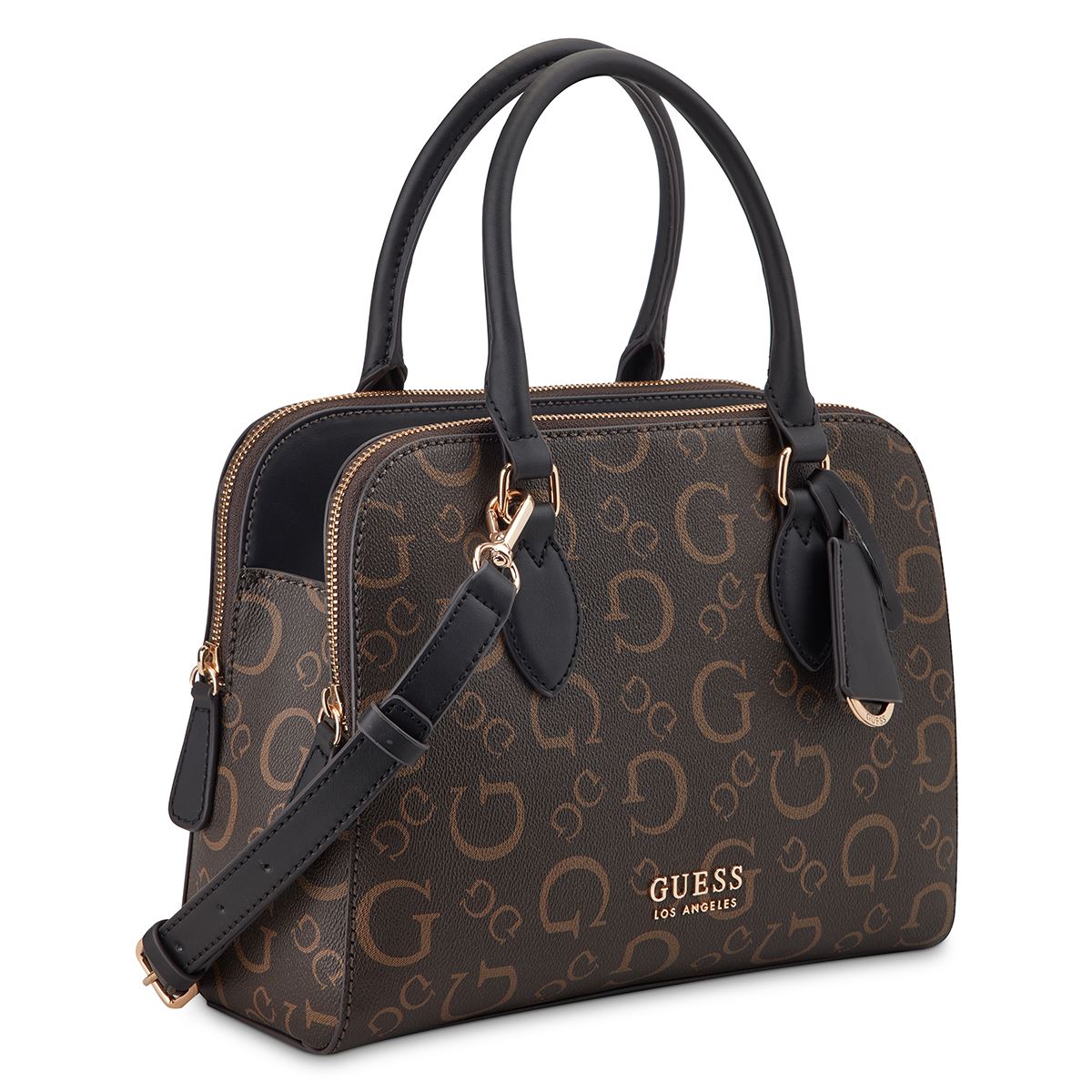 Bolso Satchel Guess Factory Café para Mujer