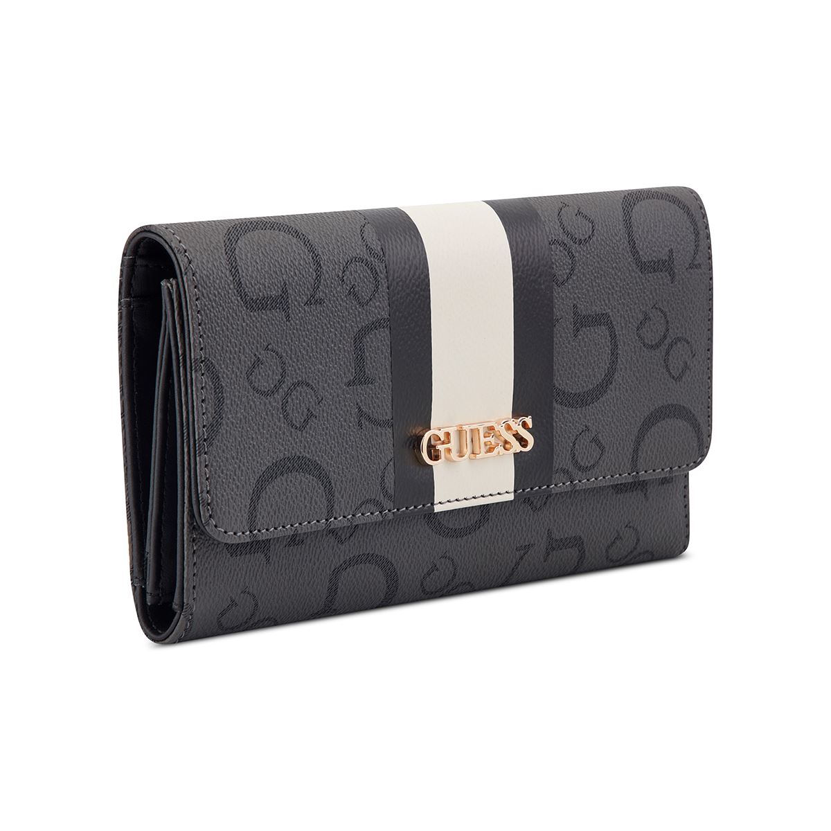 Cartera Clutch Guess Factory Negra para Mujer