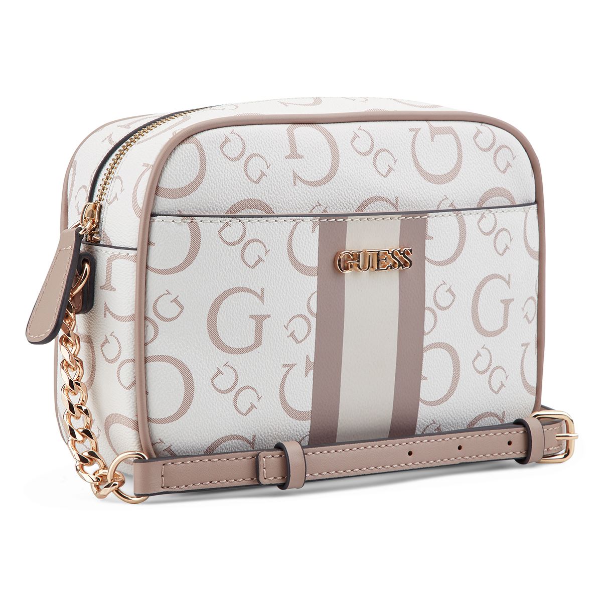 Bolso Crossbody Guess Factory Rosa para Mujer