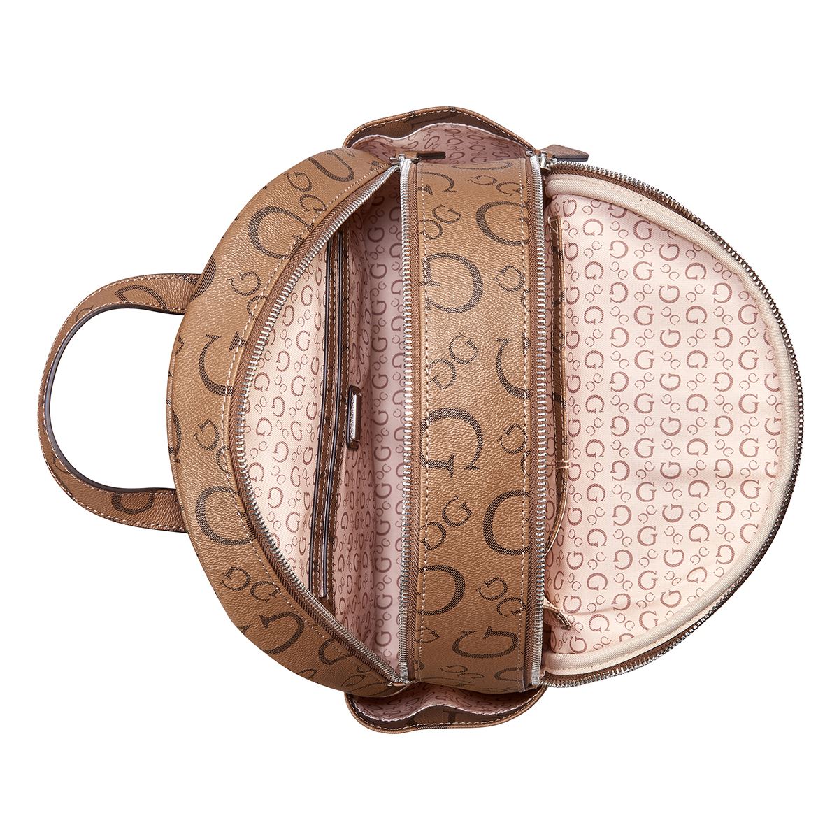 Bolso Backpack Guess Factory Café para Mujer