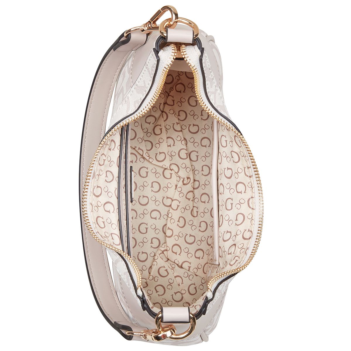 Bolso Top Zip Guess Factory Rosa para Mujer