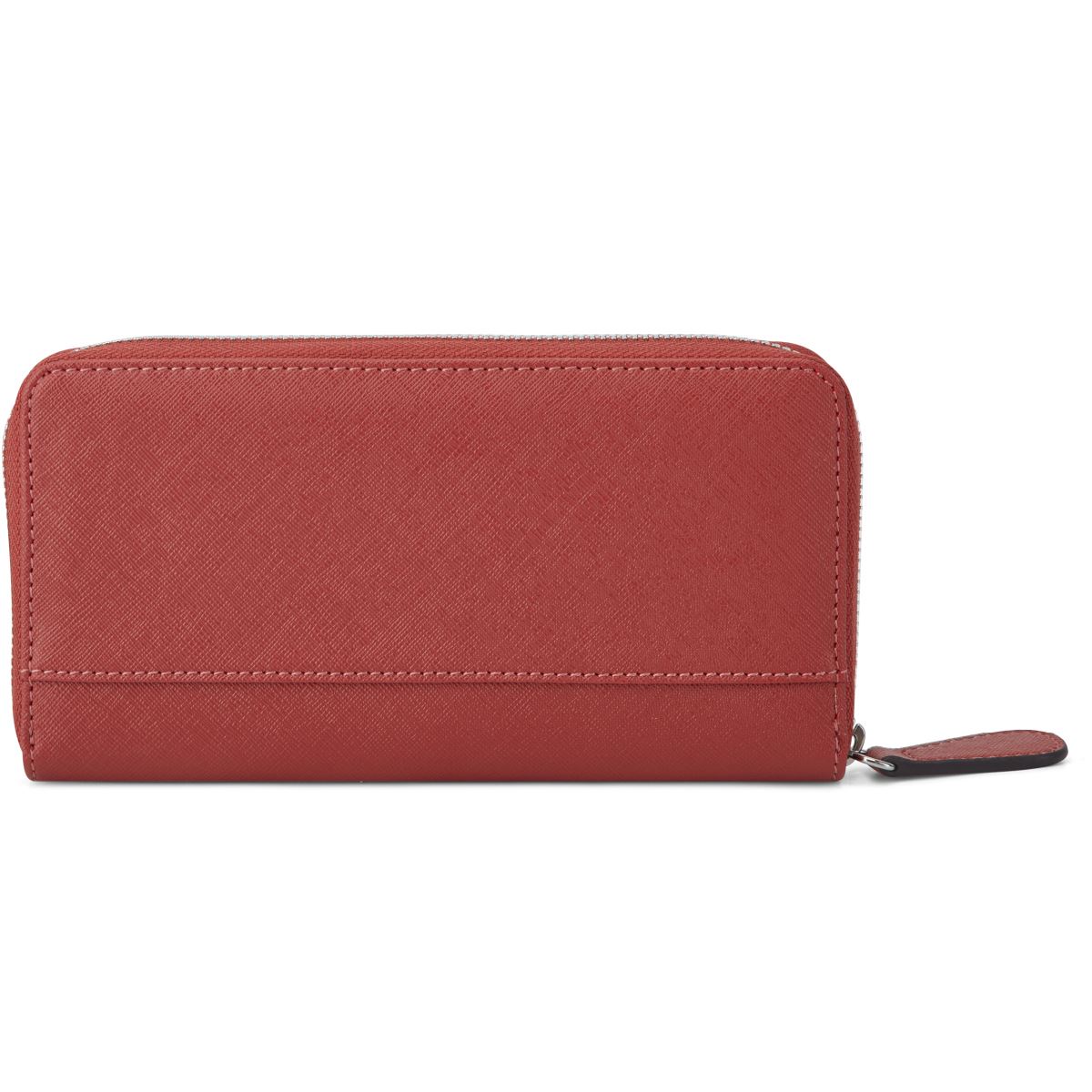 Cartera Zip Guess Factory Roja para Mujer