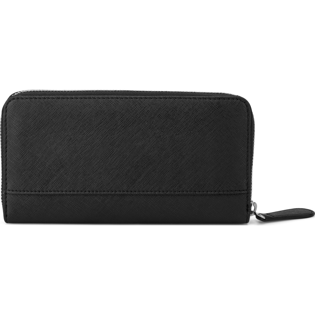 Cartera Zip Guess Factory Negra para Mujer