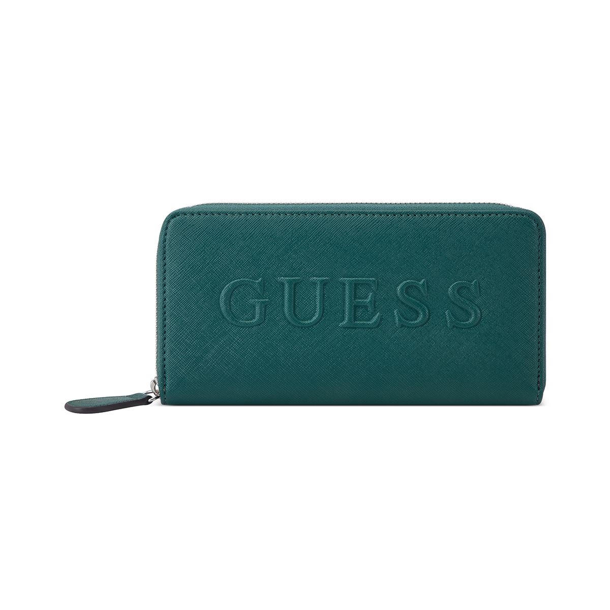 Cartera Zip Guess Factory Verde para Mujer