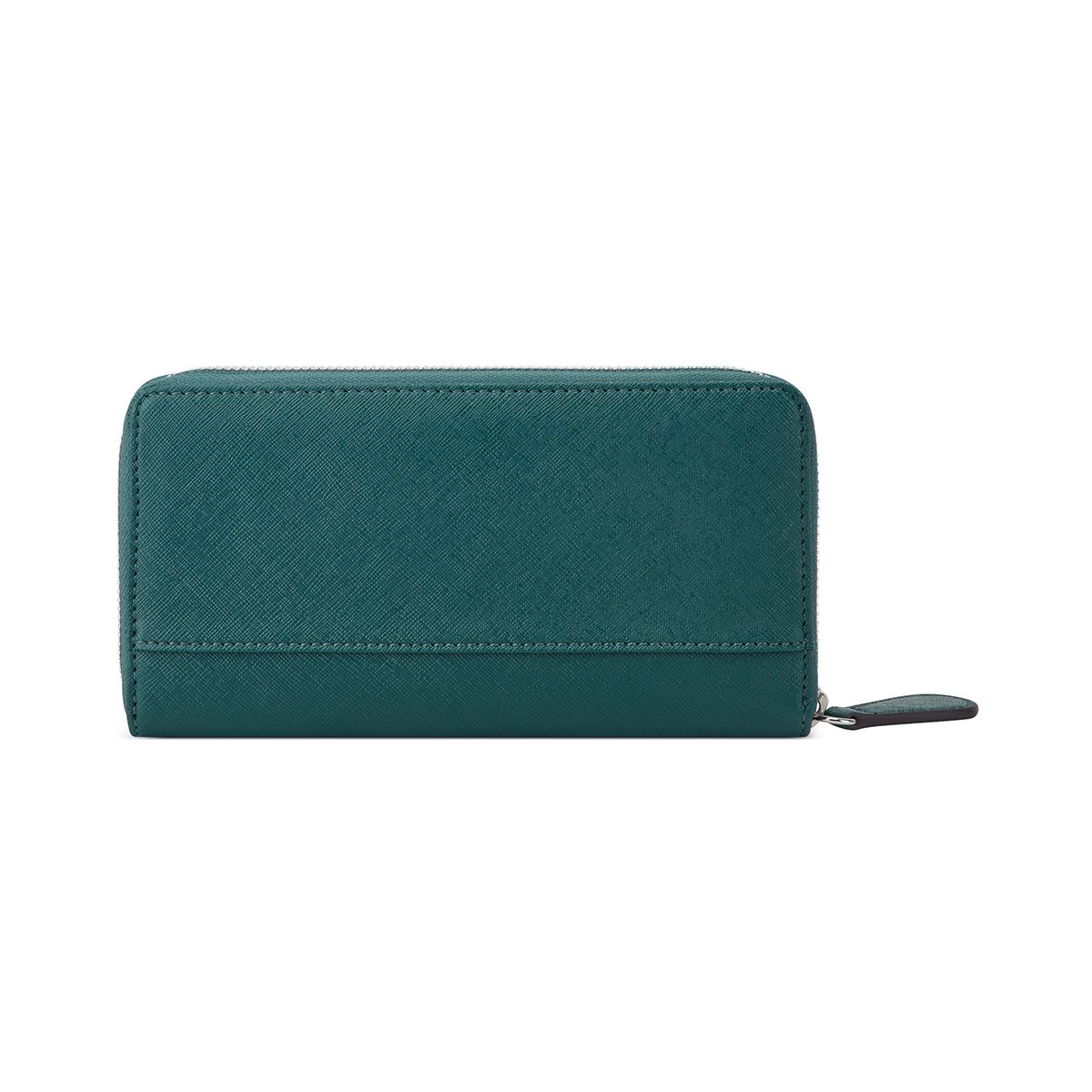 Cartera Zip Guess Factory Verde para Mujer