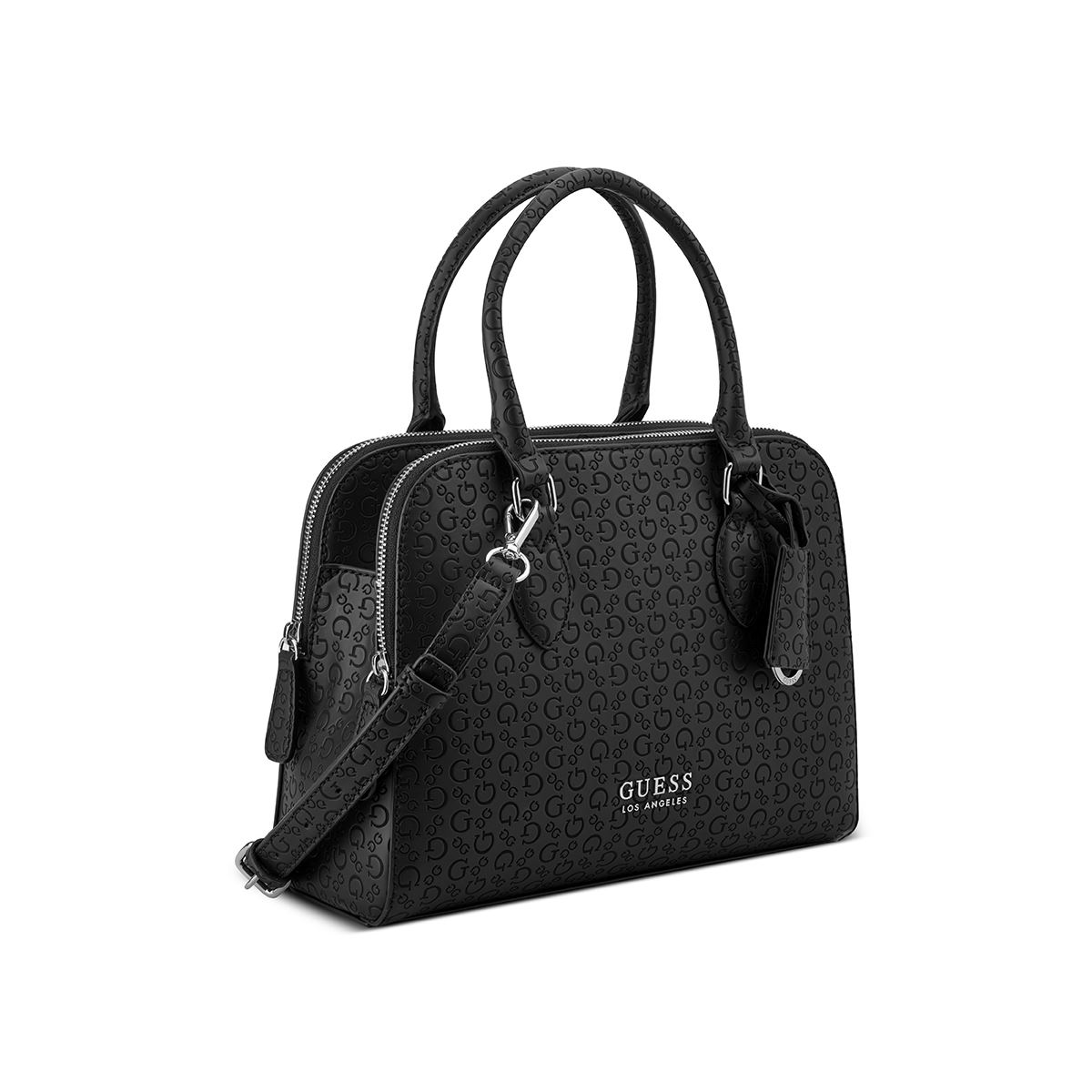 Bolso Satchel Guess Factory Negro para Mujer