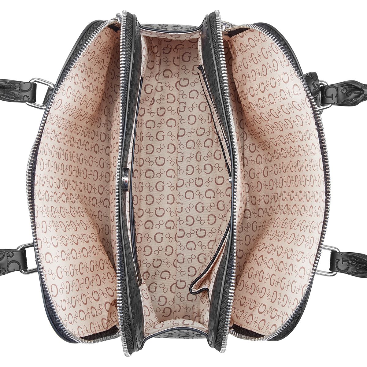 Bolso Satchel Guess Factory Negro para Mujer