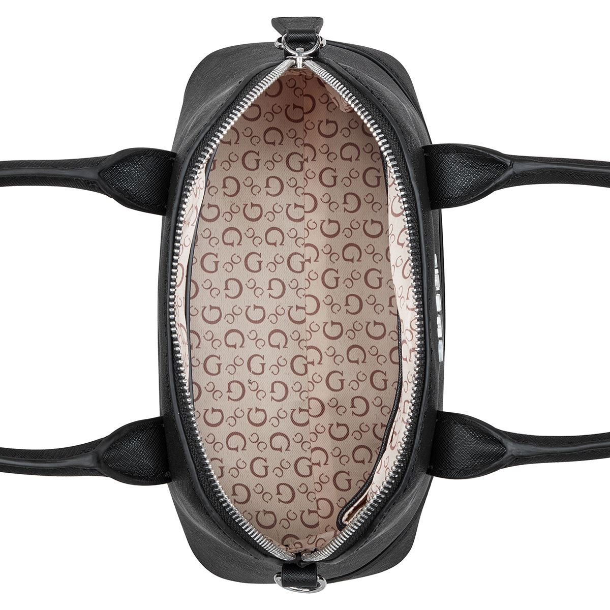 Bolso Satchel Guess Factory Negro para Mujer