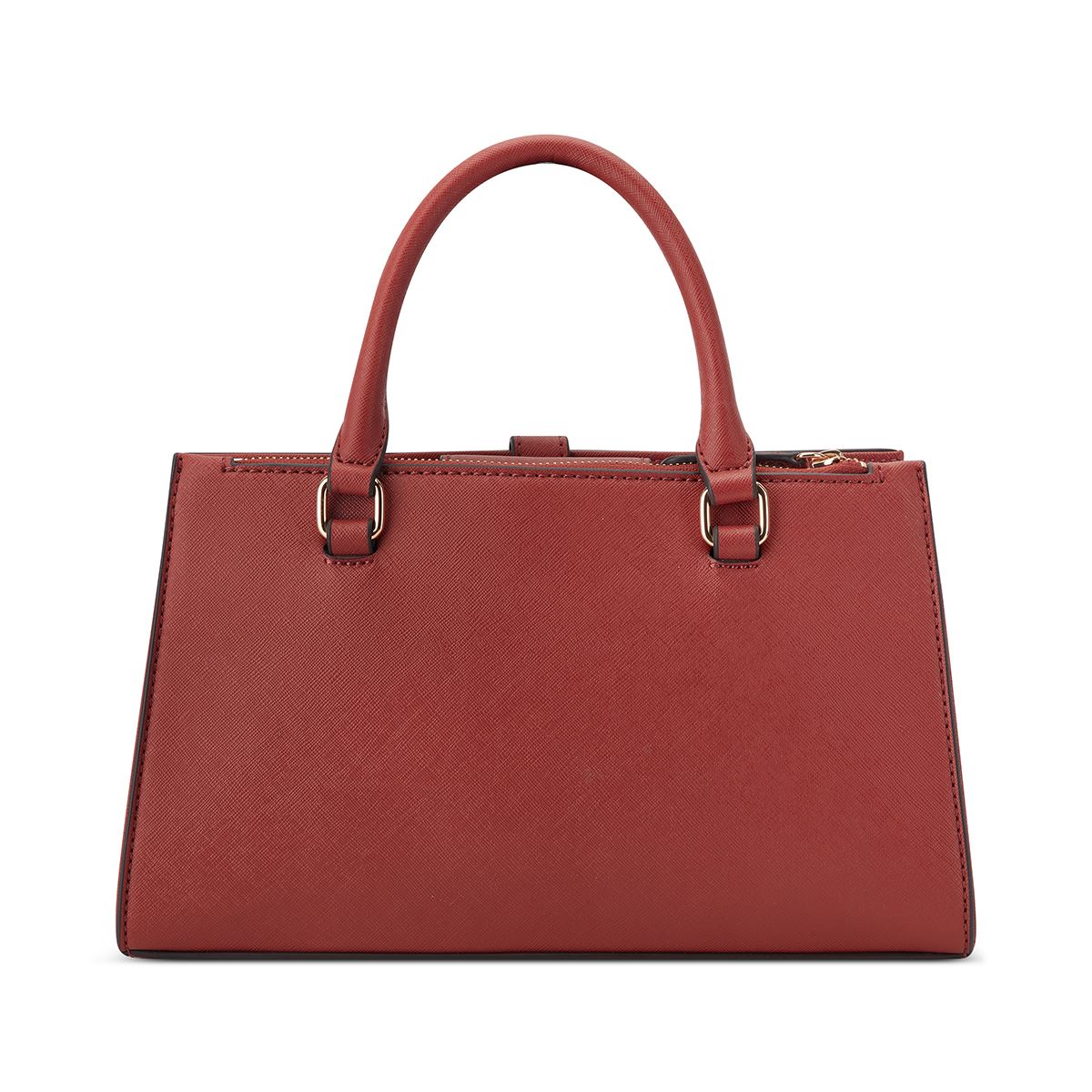 Bolso Satchel Guess Factory Rojo para Mujer