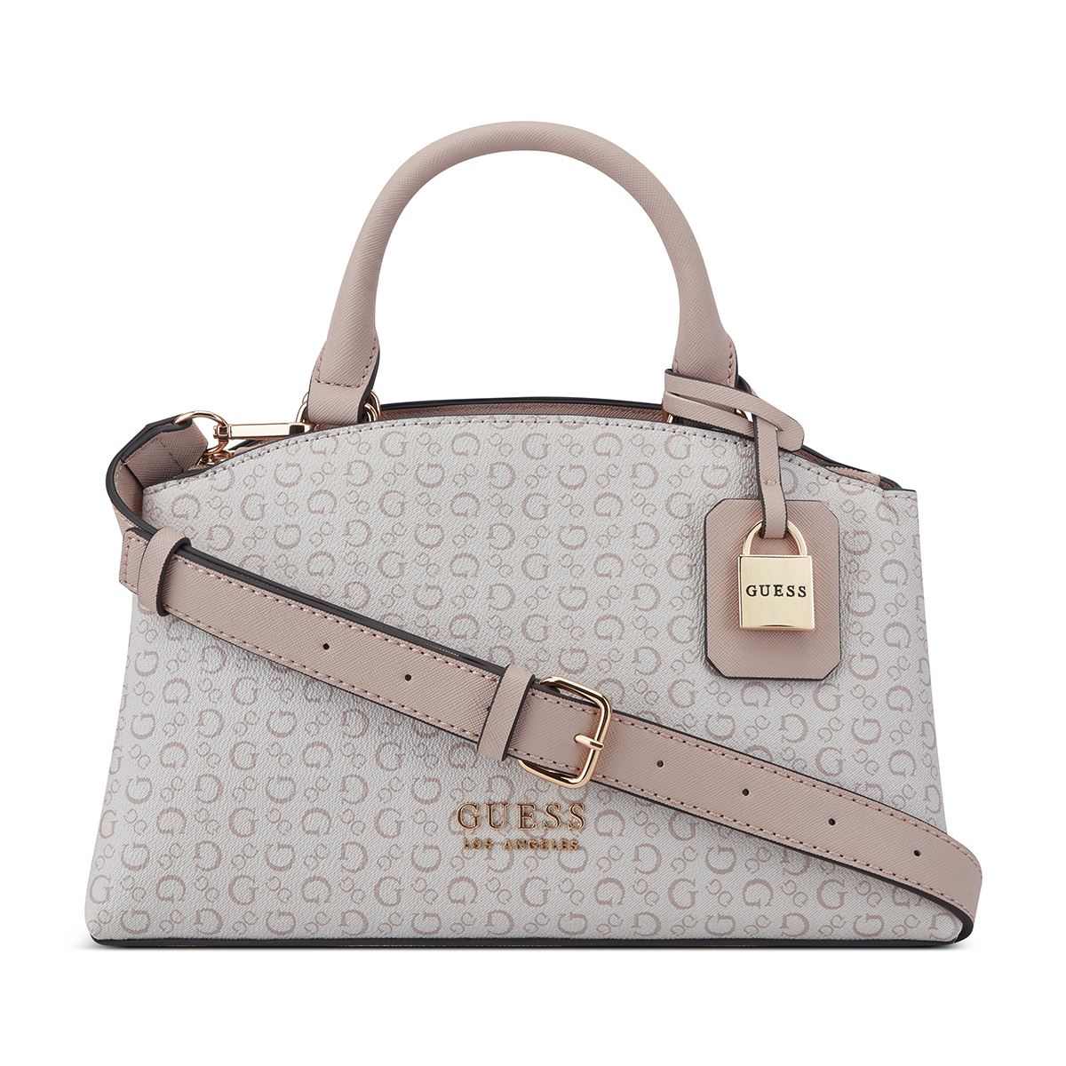 Bolso Satchel Guess Factory Rosa para Mujer