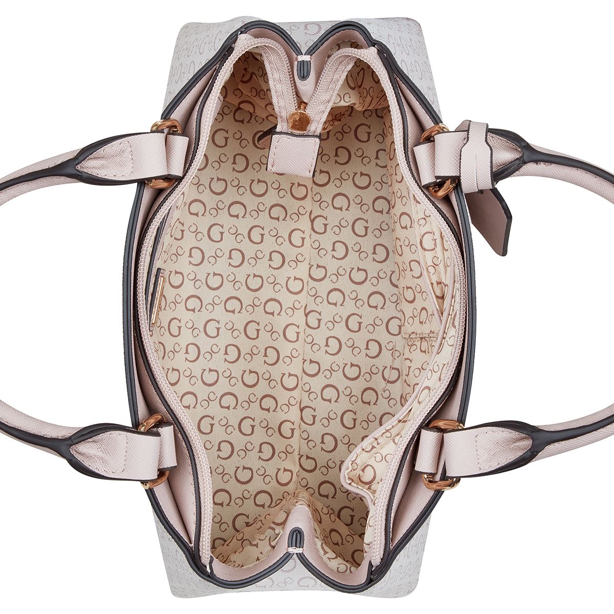 Bolso Satchel Guess Factory Rosa para Mujer