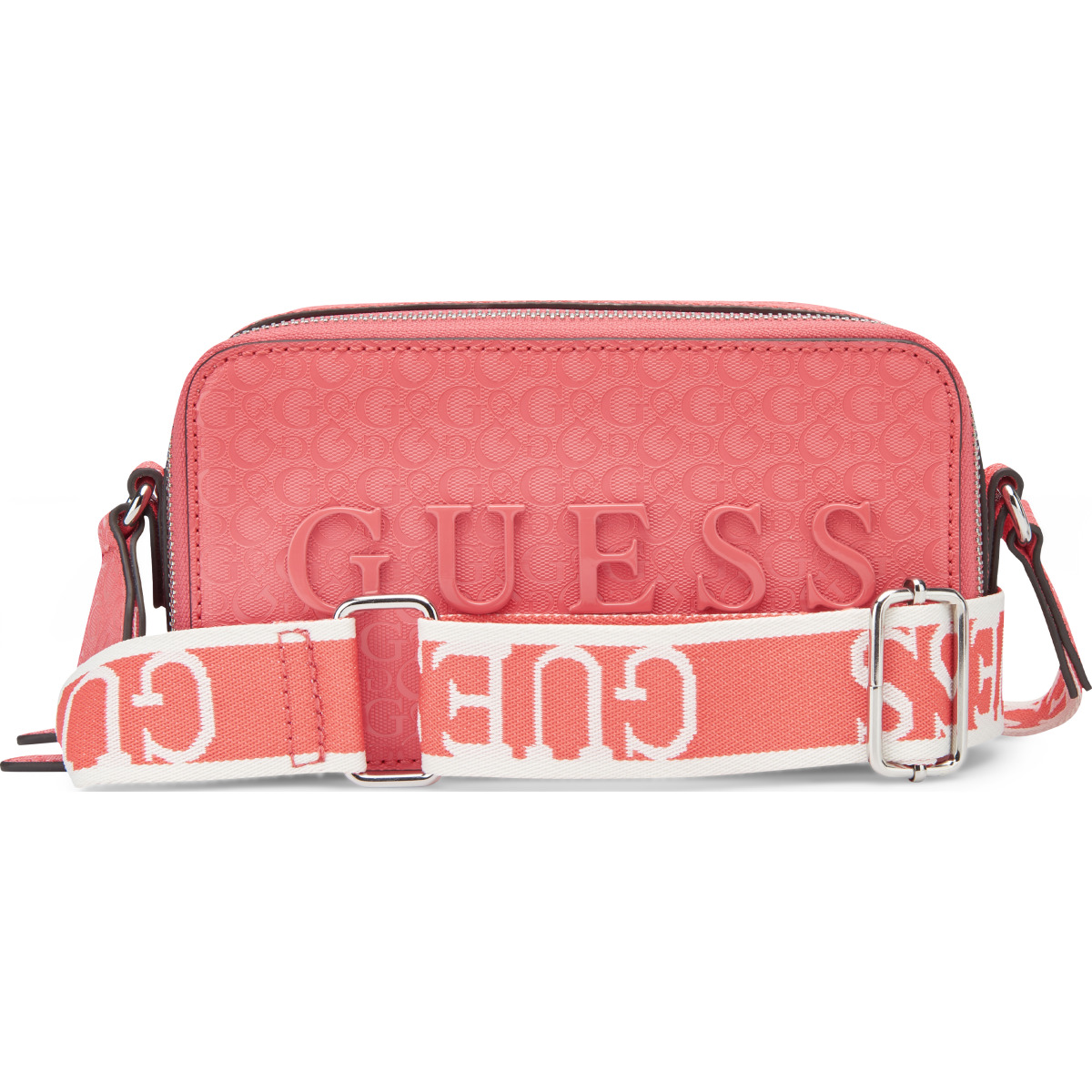 Bolsa Crossbody Guess Factory Rojo para Mujer