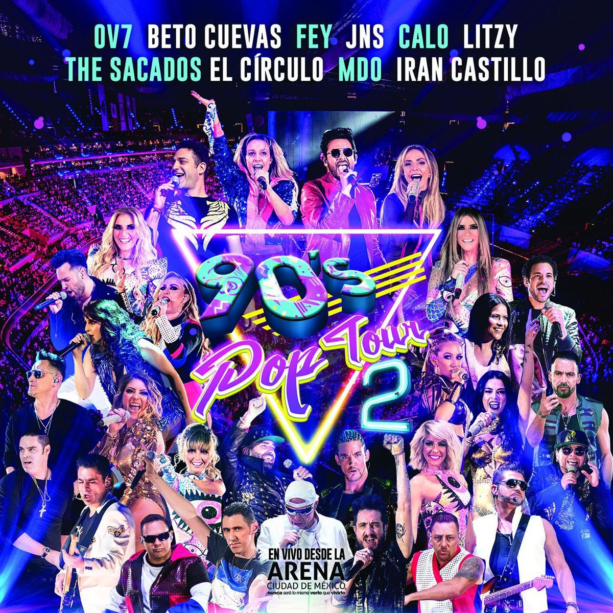 2CD + DVD 90's Pop Tour, Vol.2 (En Vivo)