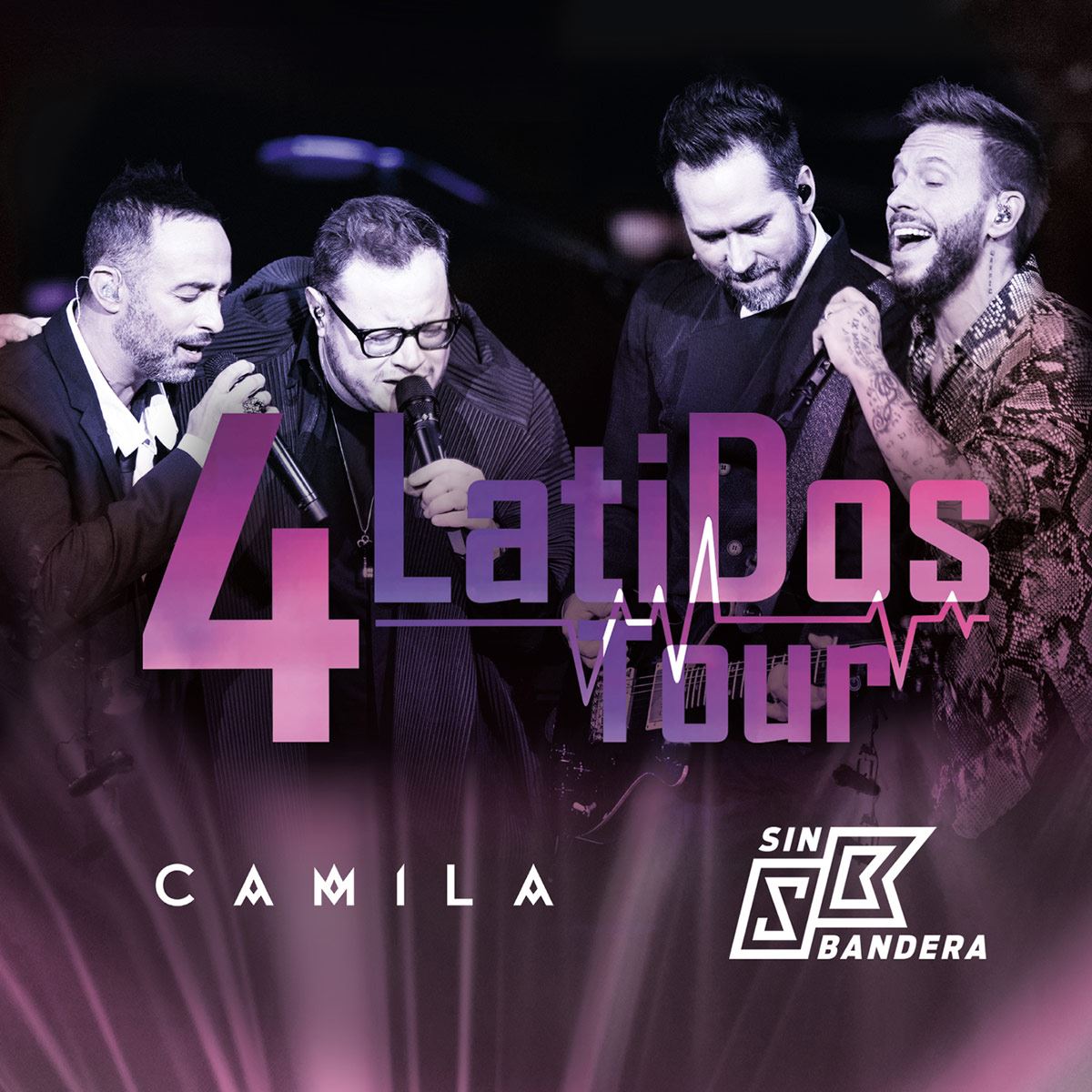 Cd2/dvd Camila Y Sin Bandera 4 Latidos
