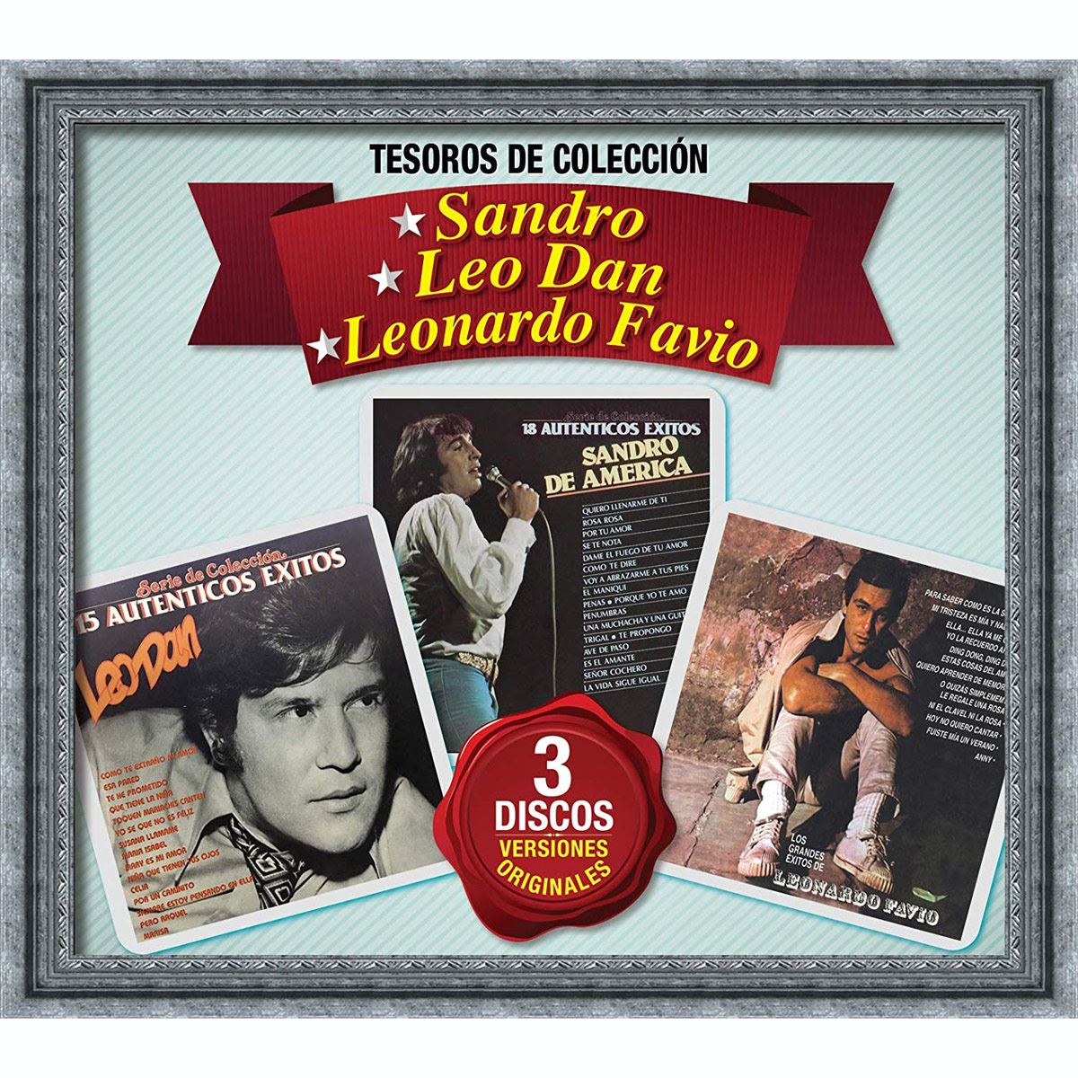 Cd3 Tesoros De Colección Sandro, Leo Dan Y Leonardo Favio