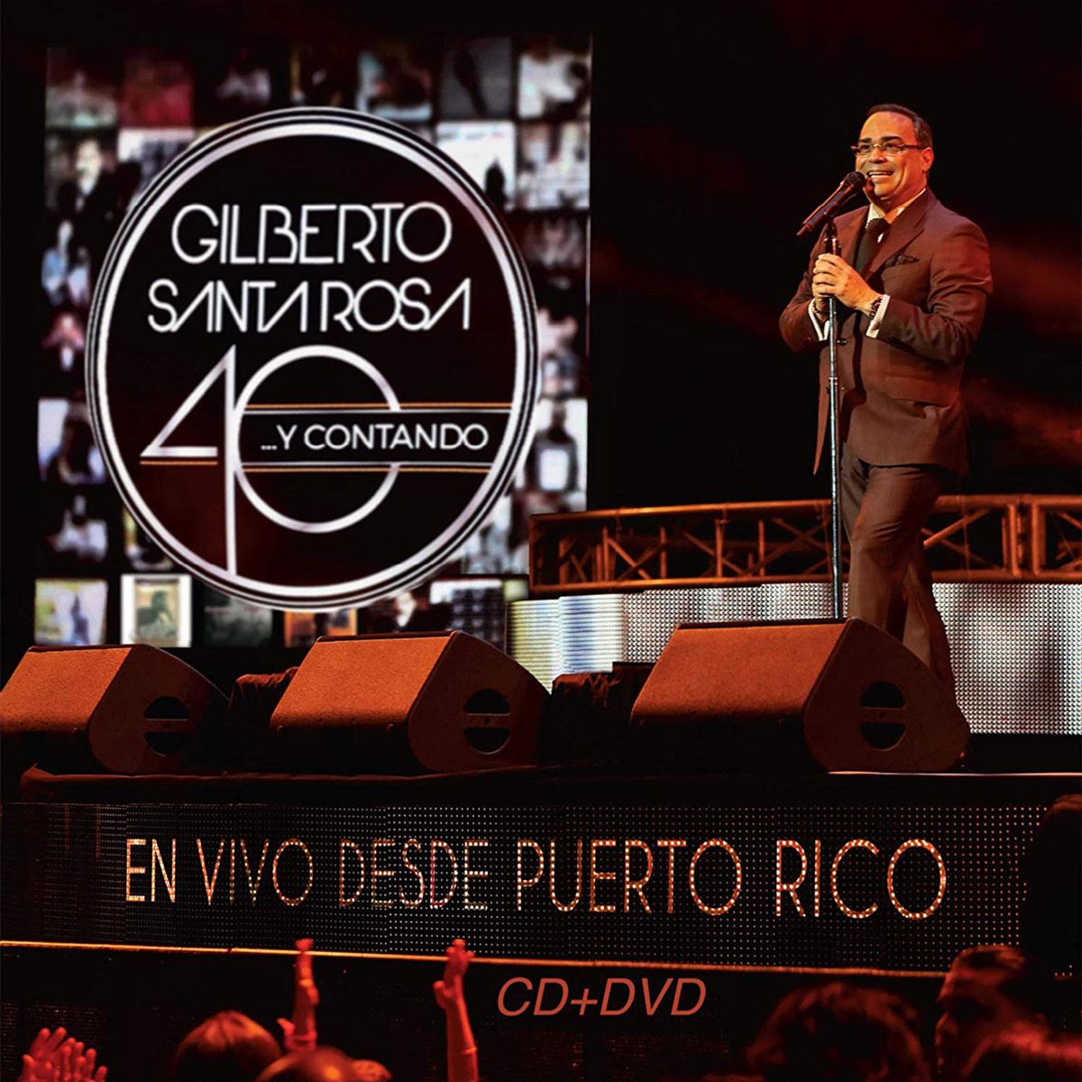 Cd+ Dvd Gilberto Santarosa- 40 Y Contando En Vivo Desde Puerto Rico