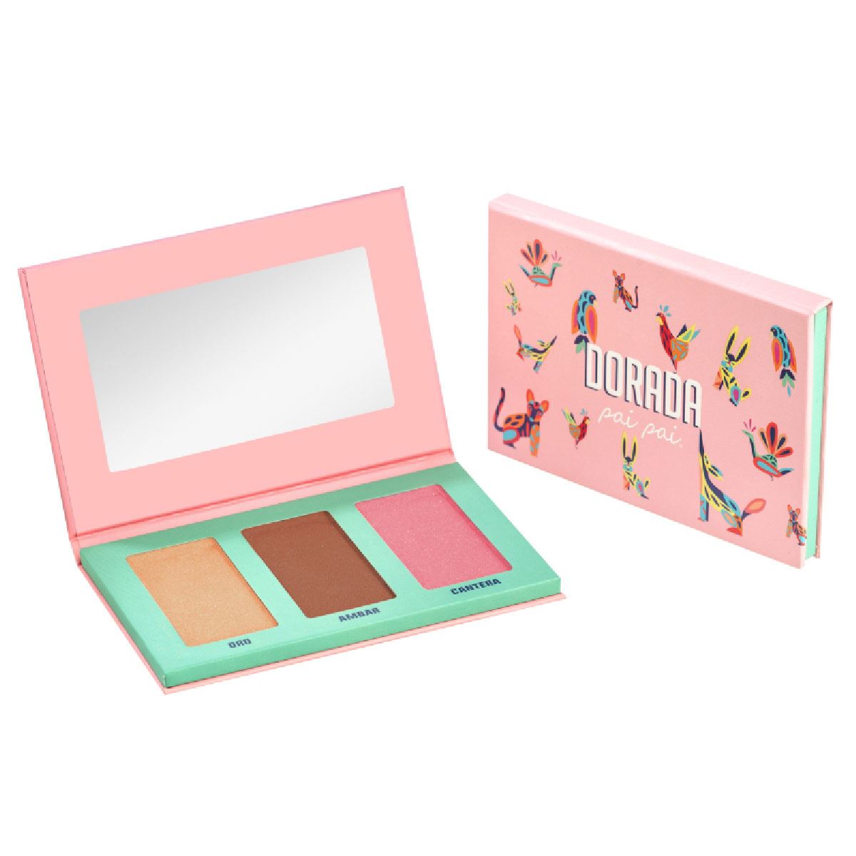 Paleta Dorada De Blush Y Contour