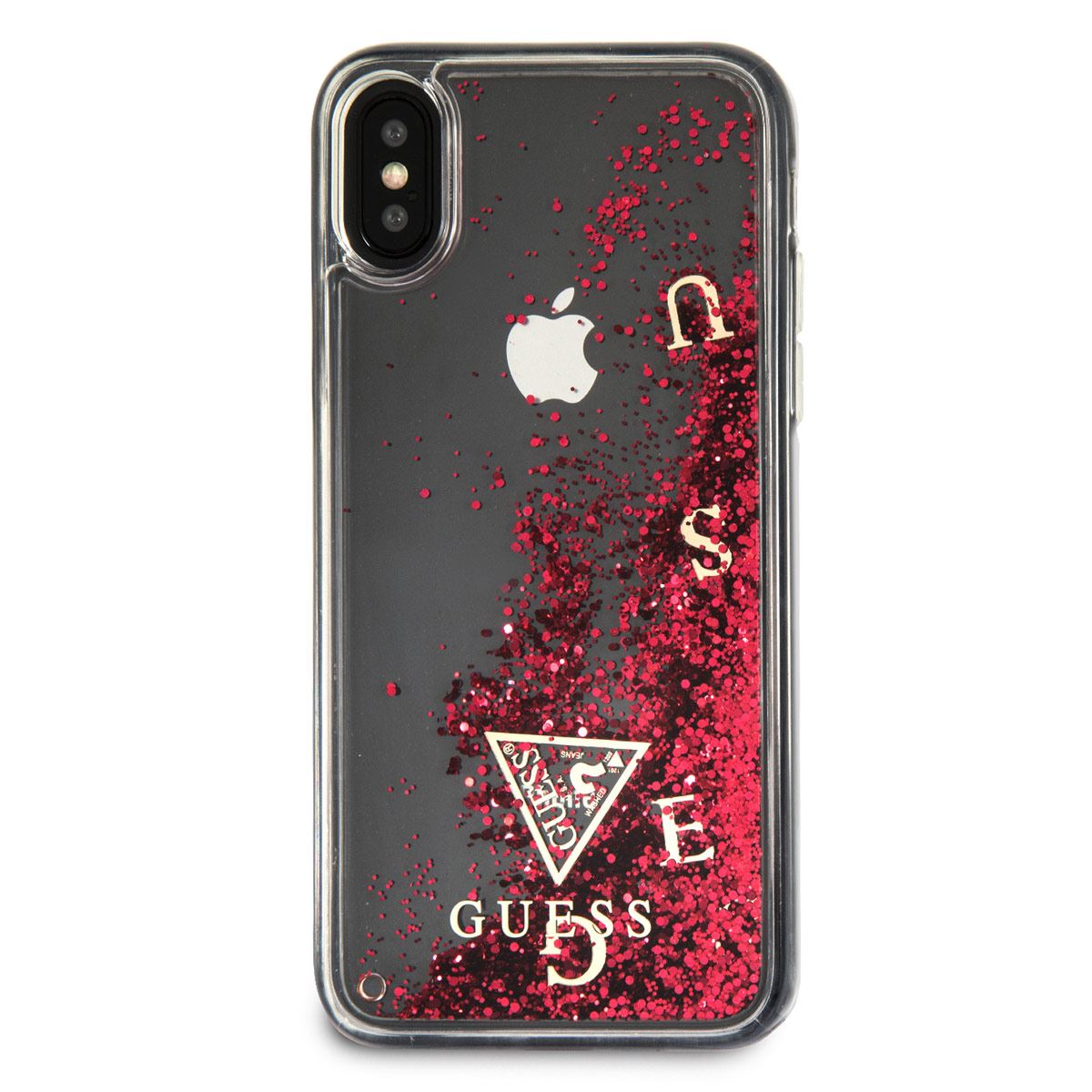 Funda Guess iPhone X Rosa Brillos