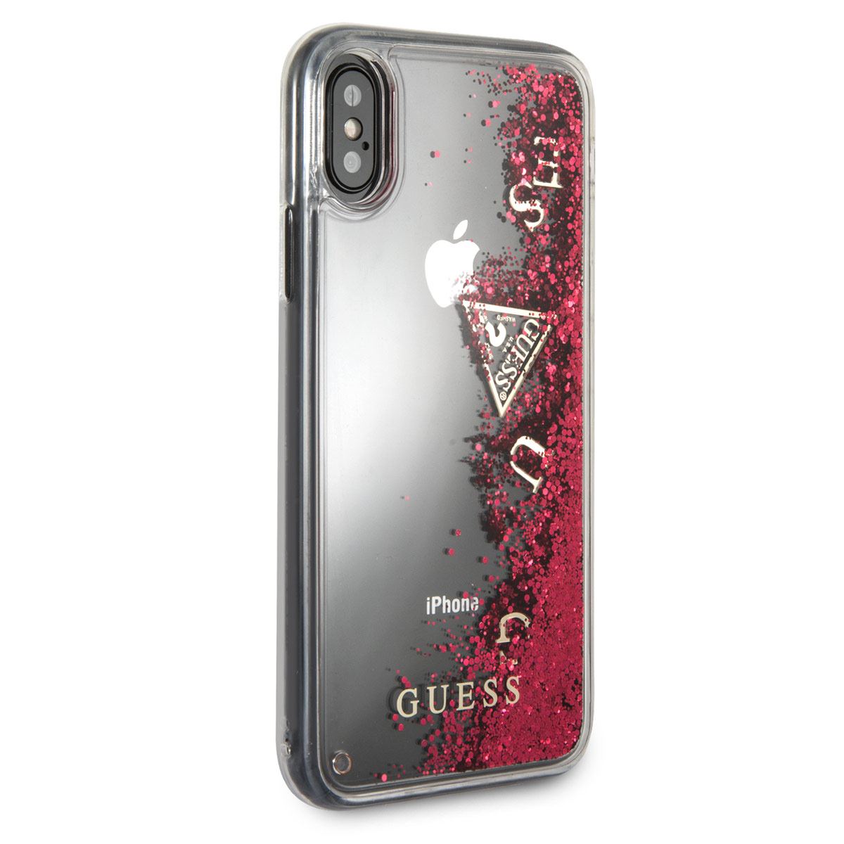 Funda Guess iPhone X Rosa Brillos