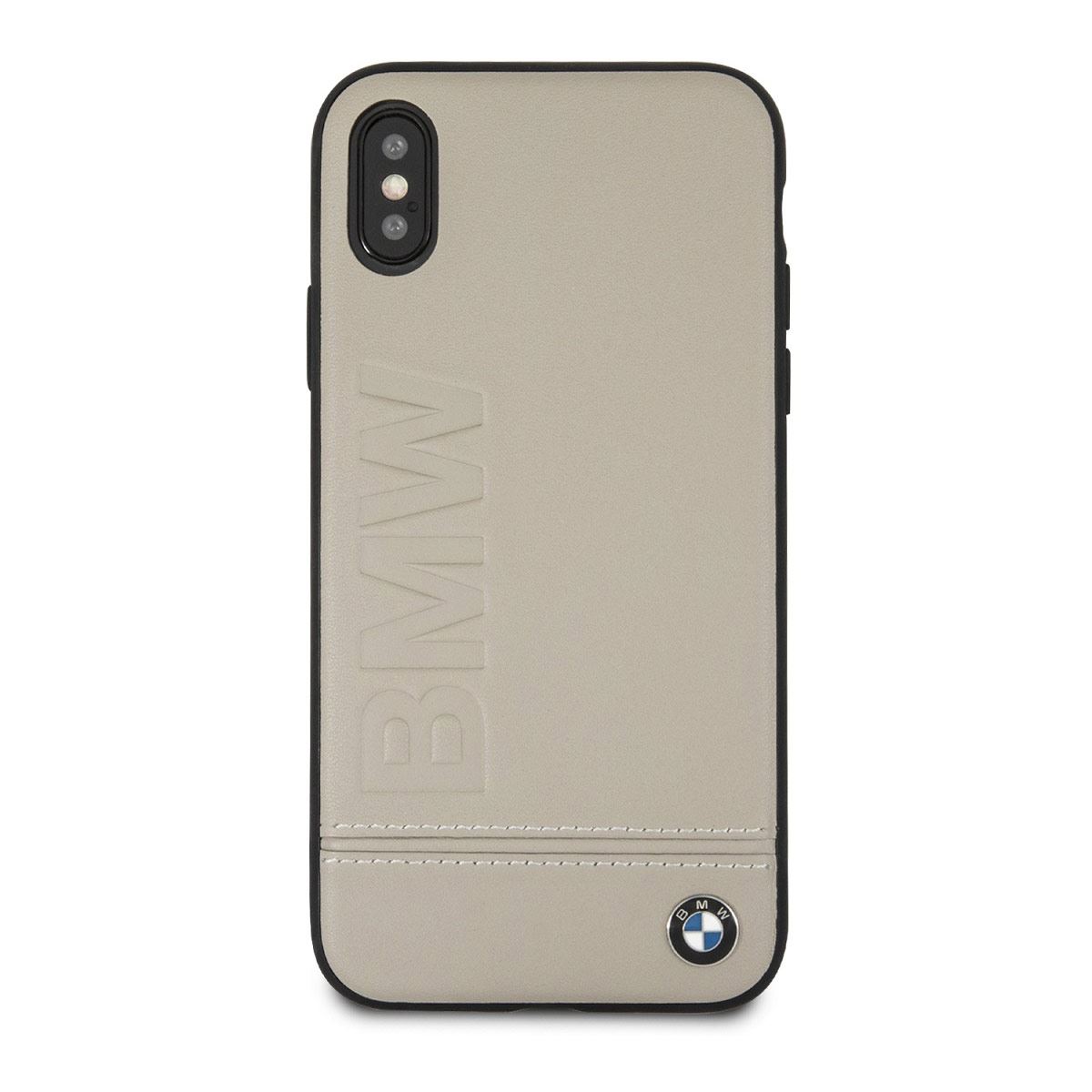 Funda para iPhone X Beige Logo XL Ve BMW