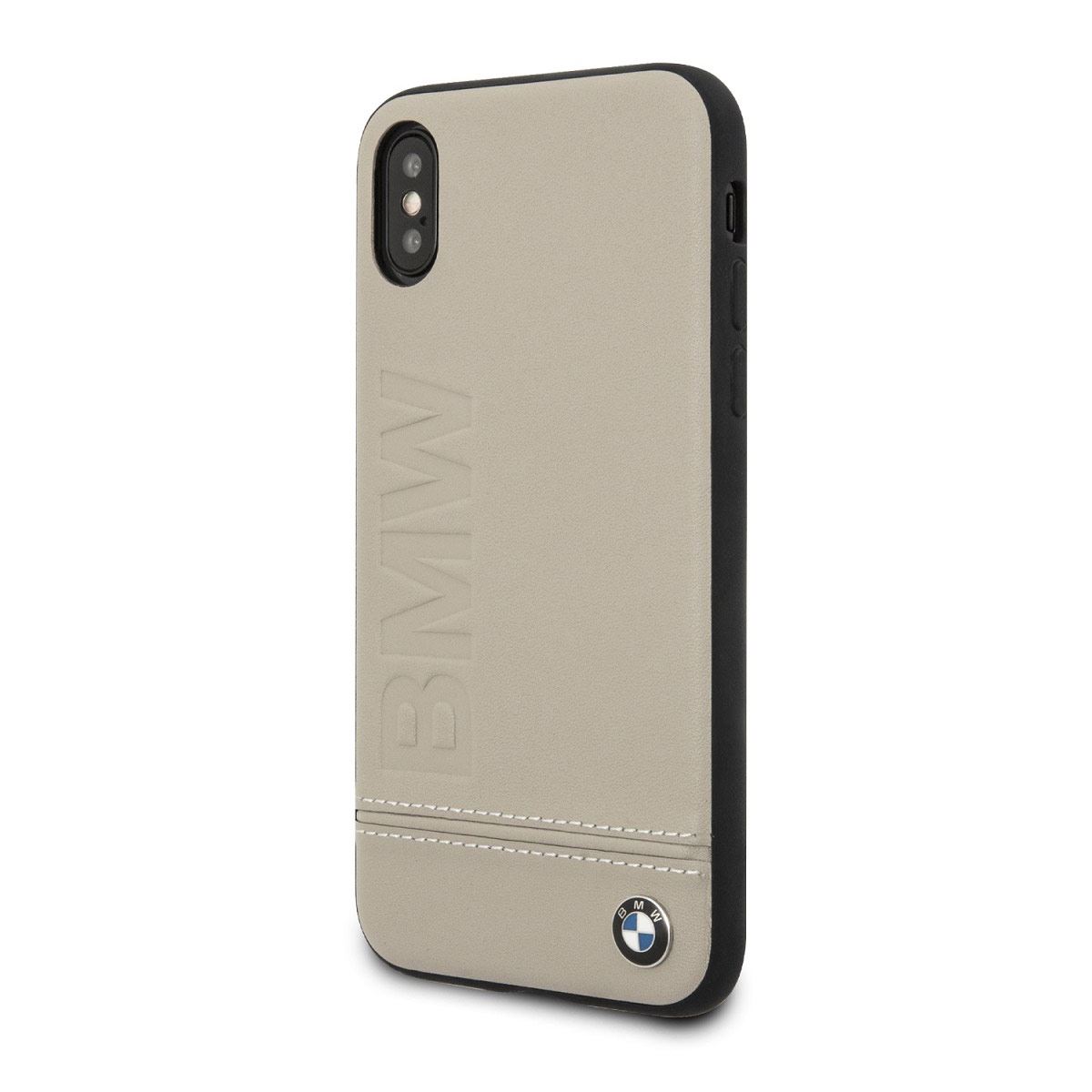 Funda para iPhone X Beige Logo XL Ve BMW