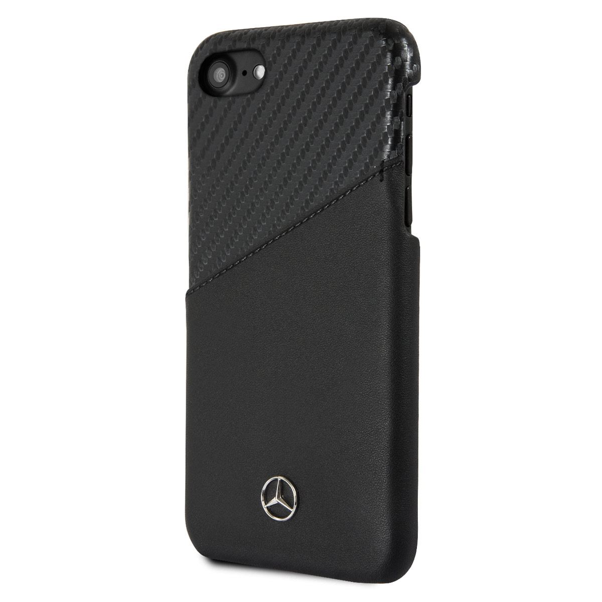 Funda Mercedes Benz iPhone 6/7/8 Negra Piel