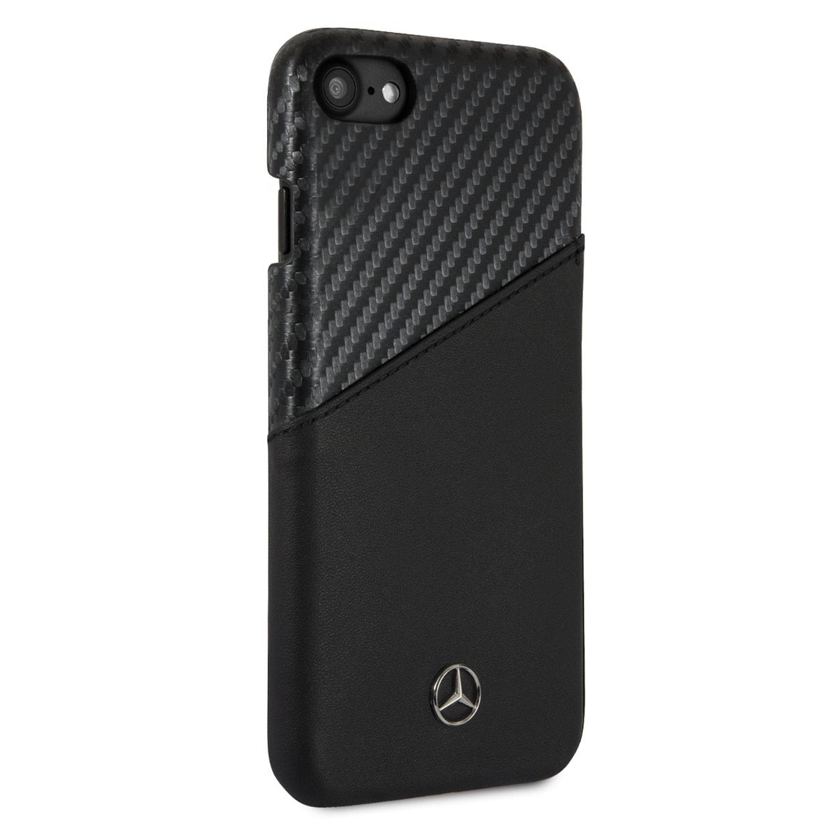 Funda Mercedes Benz iPhone 6/7/8 Negra Piel