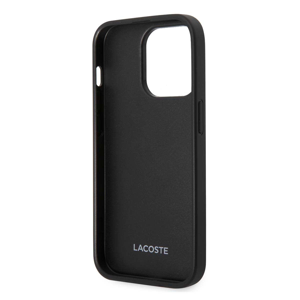 Funda Lacoste iphone 14 pro max color negro