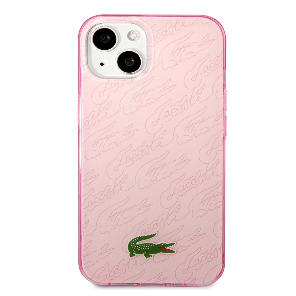 Funda Lacoste iphone 14 plus rosa