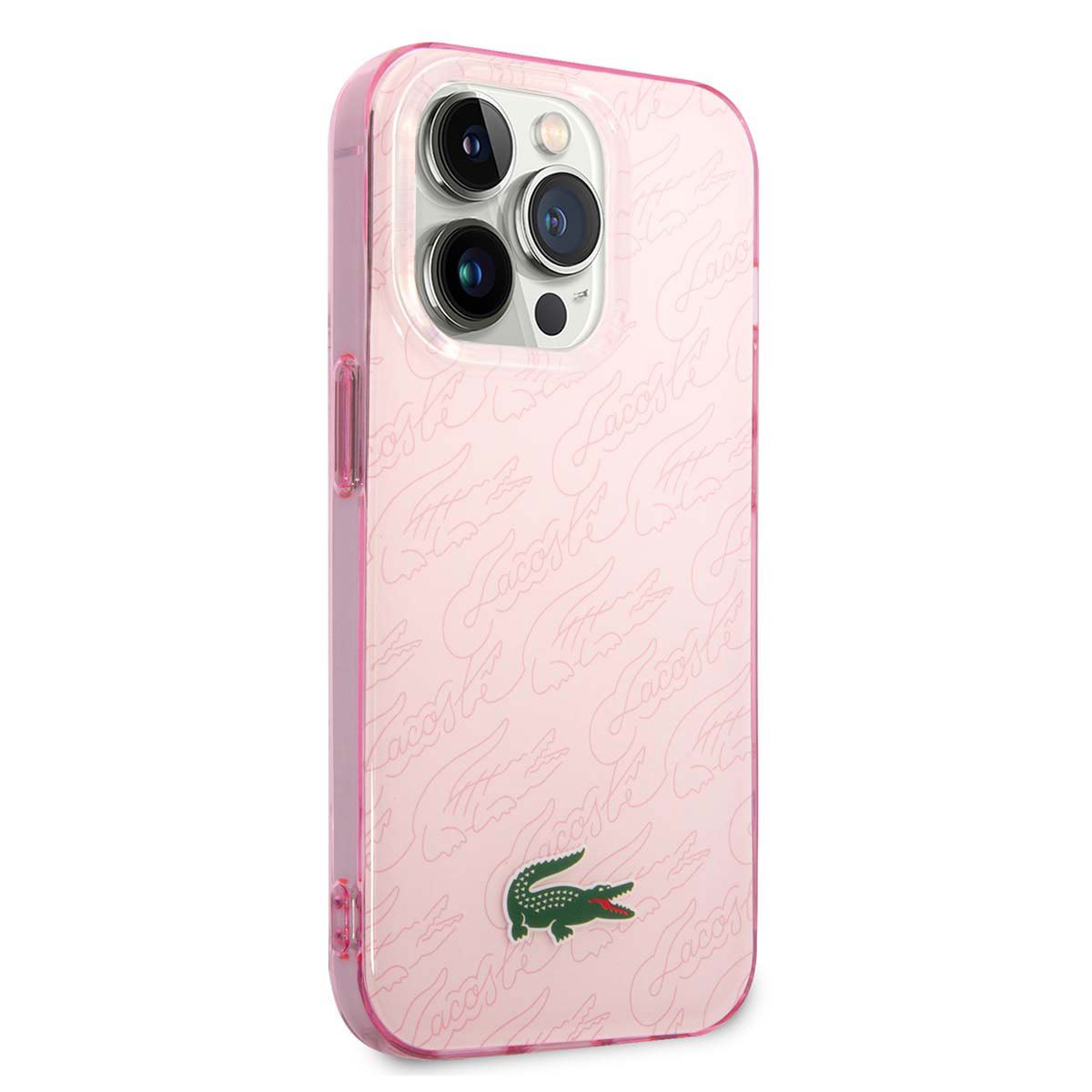 Funda Lacoste iphone 14 pro max color rosa