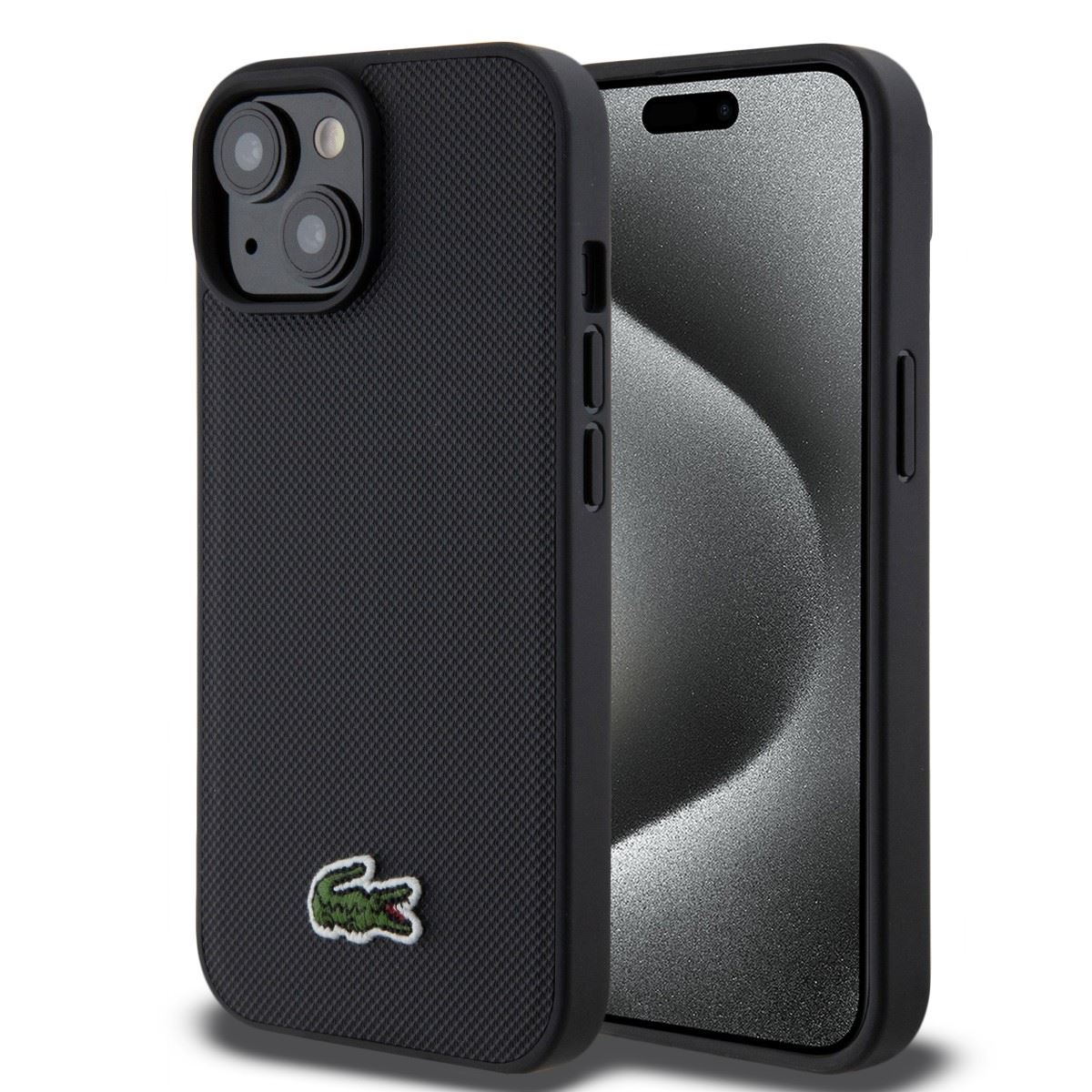 Funda Para iPhone 15 Con Magsafe Lacoste Negra