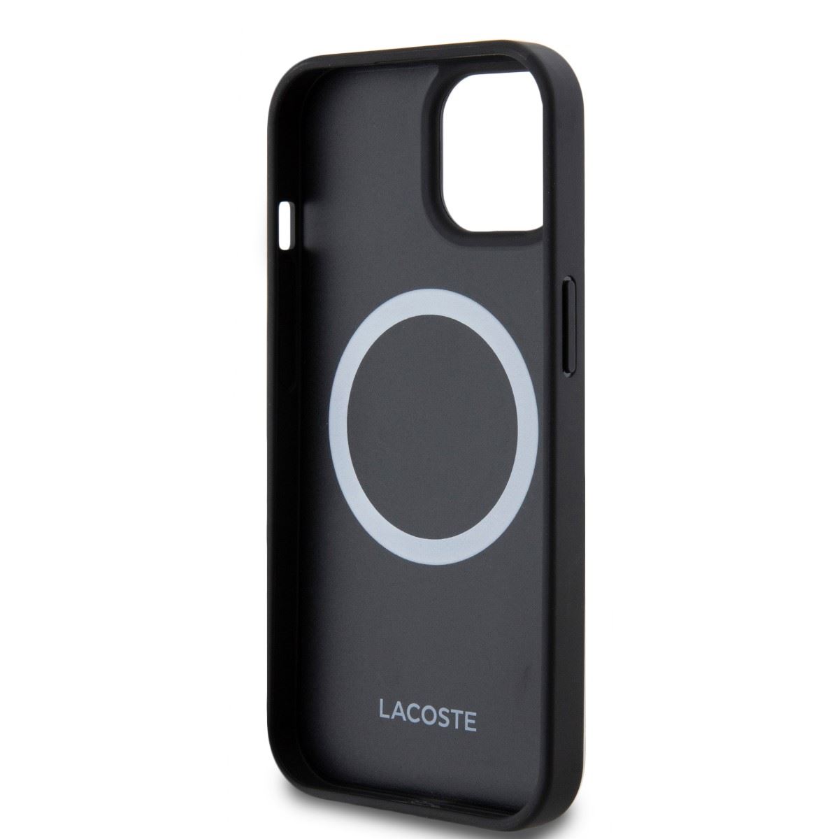 Funda Para iPhone 15 Con Magsafe Lacoste Negra