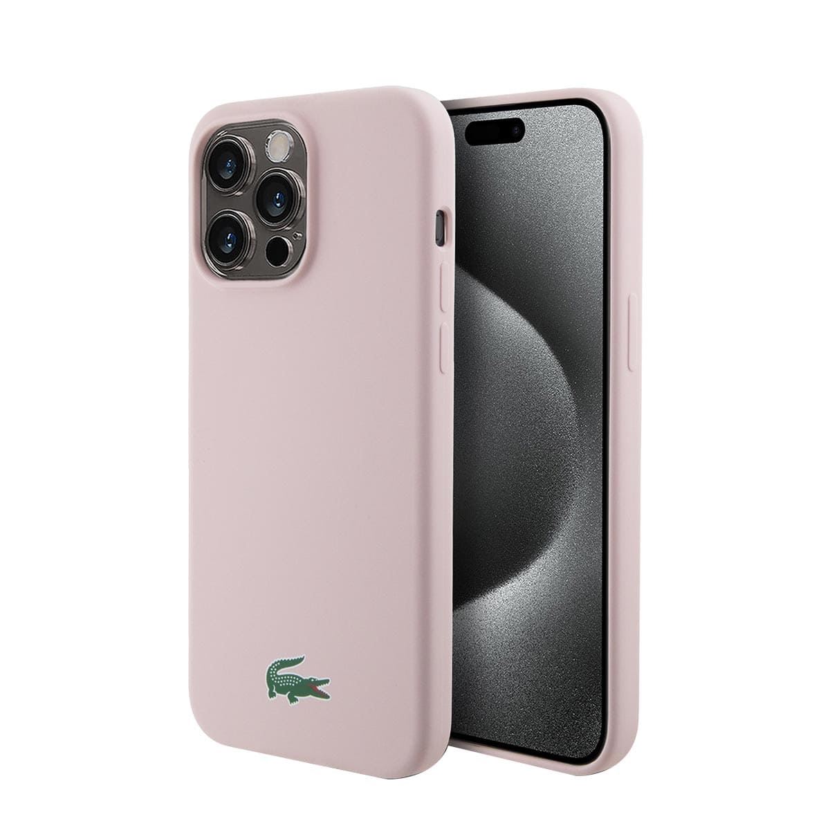 Funda Para iPhone 15 Pro Con Magsafe Lacoste Rosa