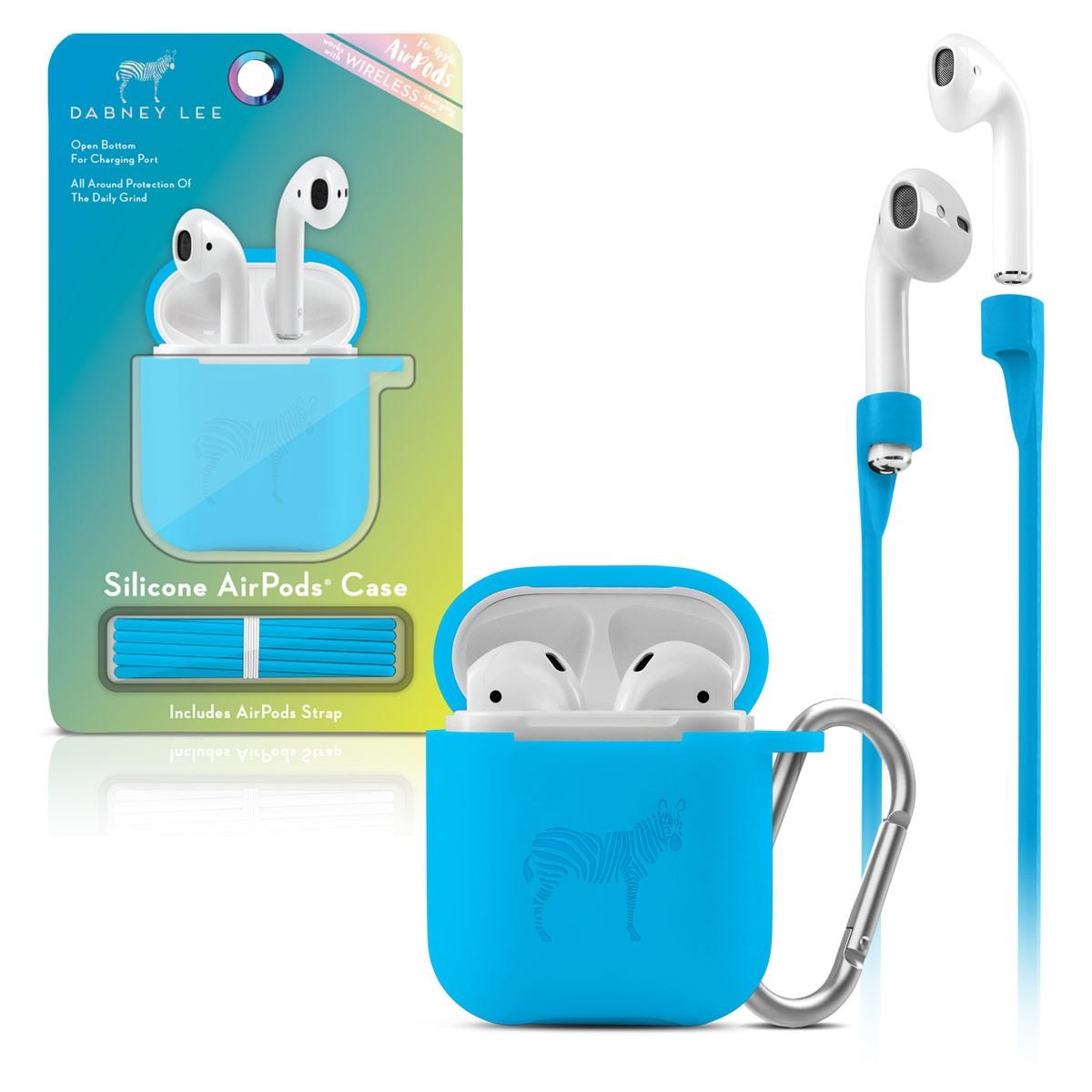 Funda para Apple Airpods Azul Medio - Accesorios Audio portátil