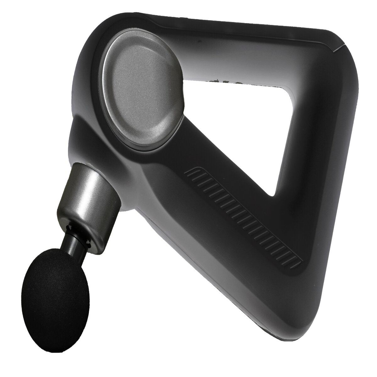 Masajeador Pistola Negra Profesional Triangular Con Pantalla LCD BROKSTONE