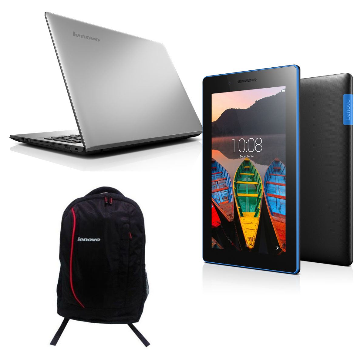 Bundle Lenovo Laptop+ Tab+ Mochila
